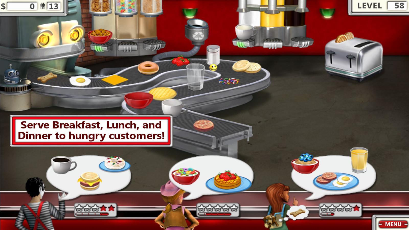 Burger Shop 2 – Crazy Cooking Game with Robots 1.2 Screenshot 2