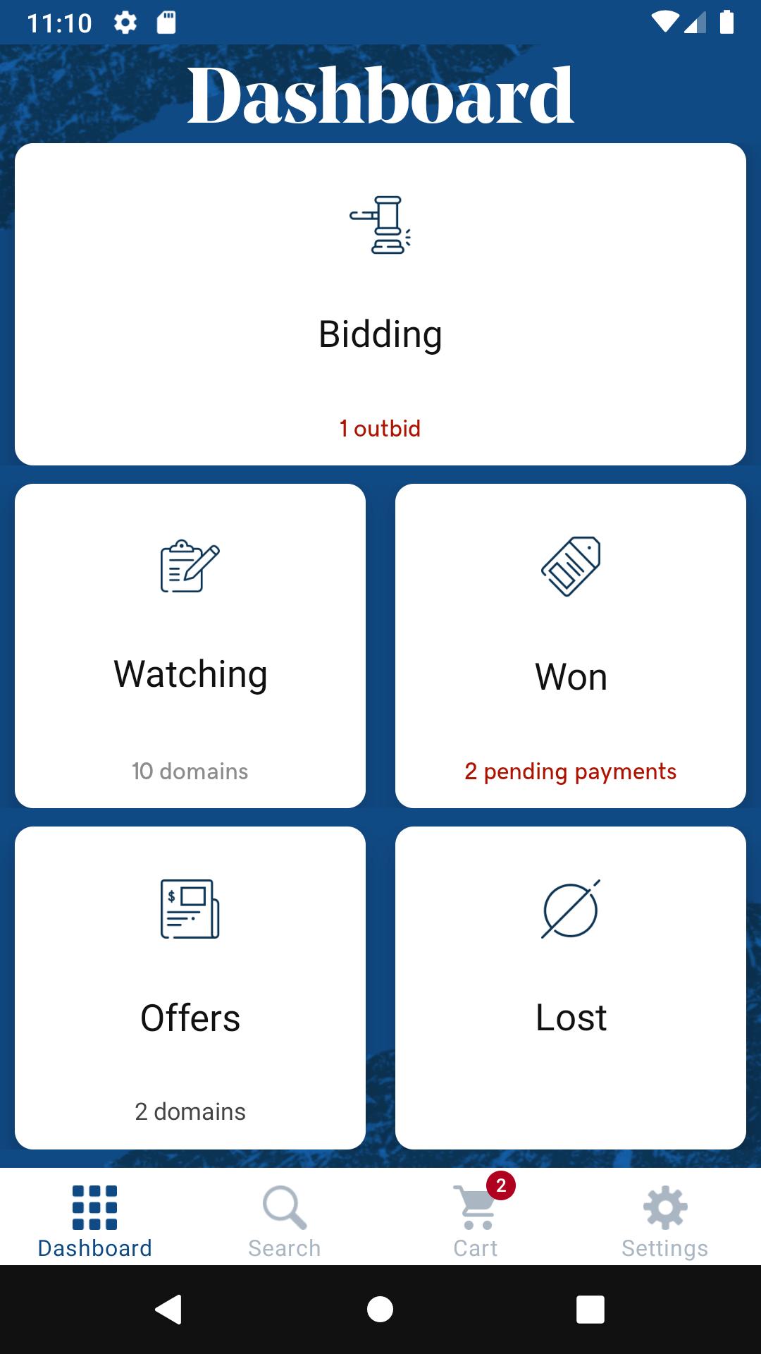 GoDaddy Investor 4.3.2.1 Screenshot 1