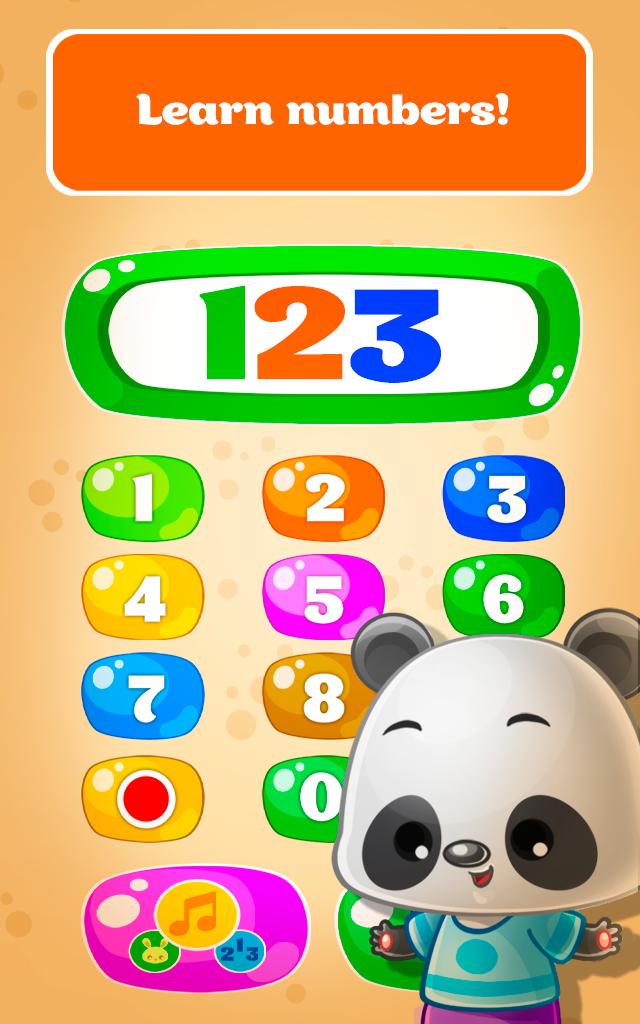 Babyphone - baby music games with Animals, Numbers 2.1.2 Screenshot 2