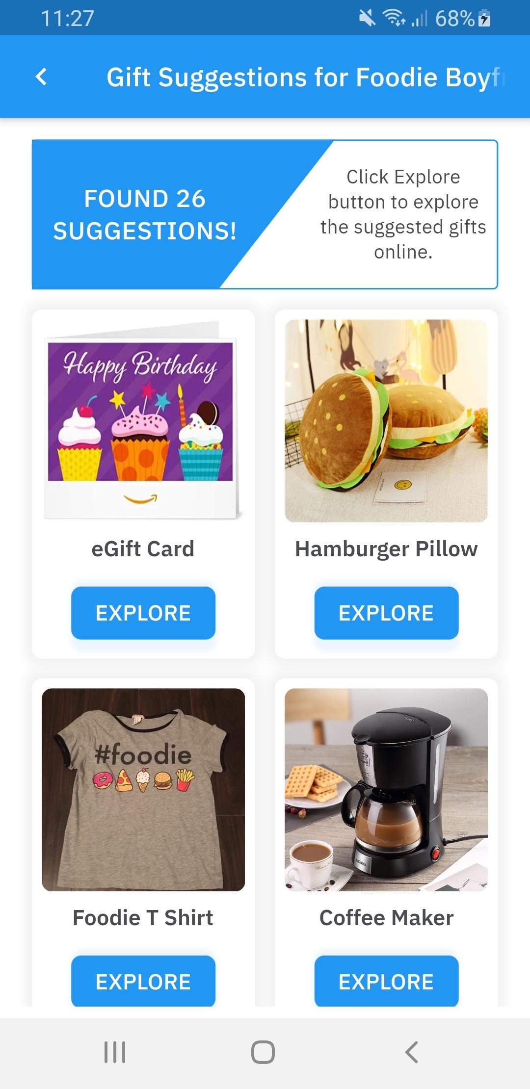 GIFTLY - Gift Ideas & Suggestions 1.0.2 Screenshot 2