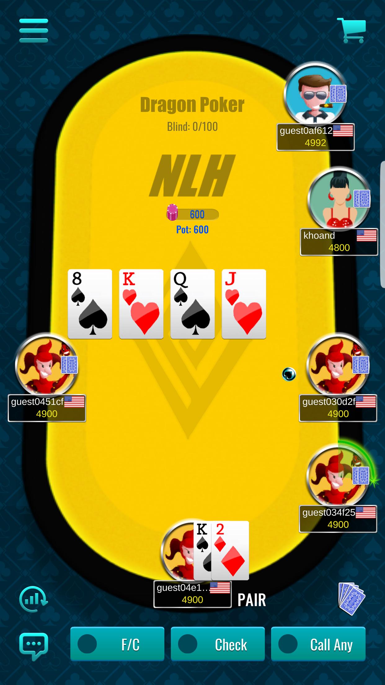 GHG Dragon Poker 3.1 Screenshot 5