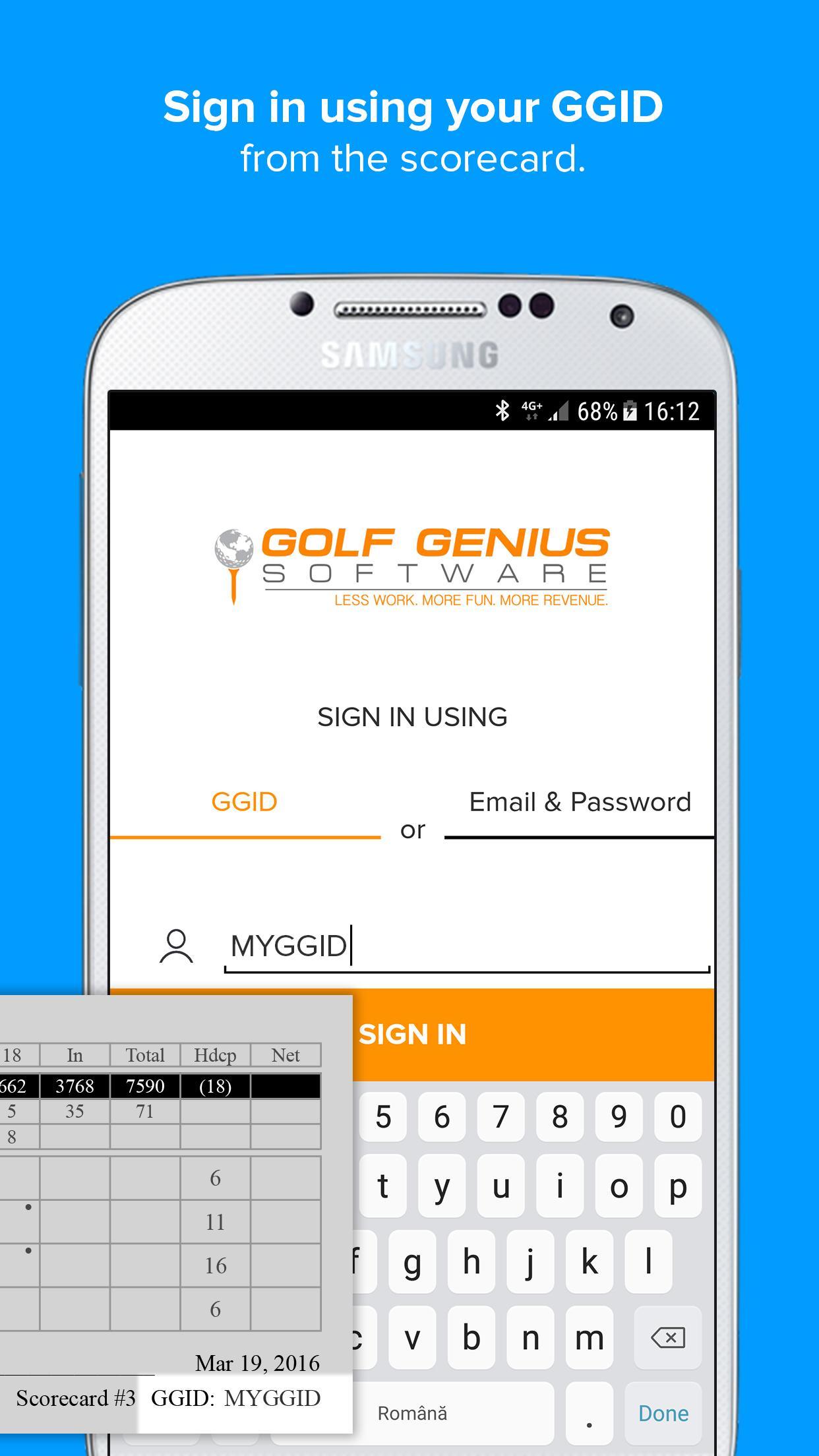 Golf Genius 3.3.1 Screenshot 1