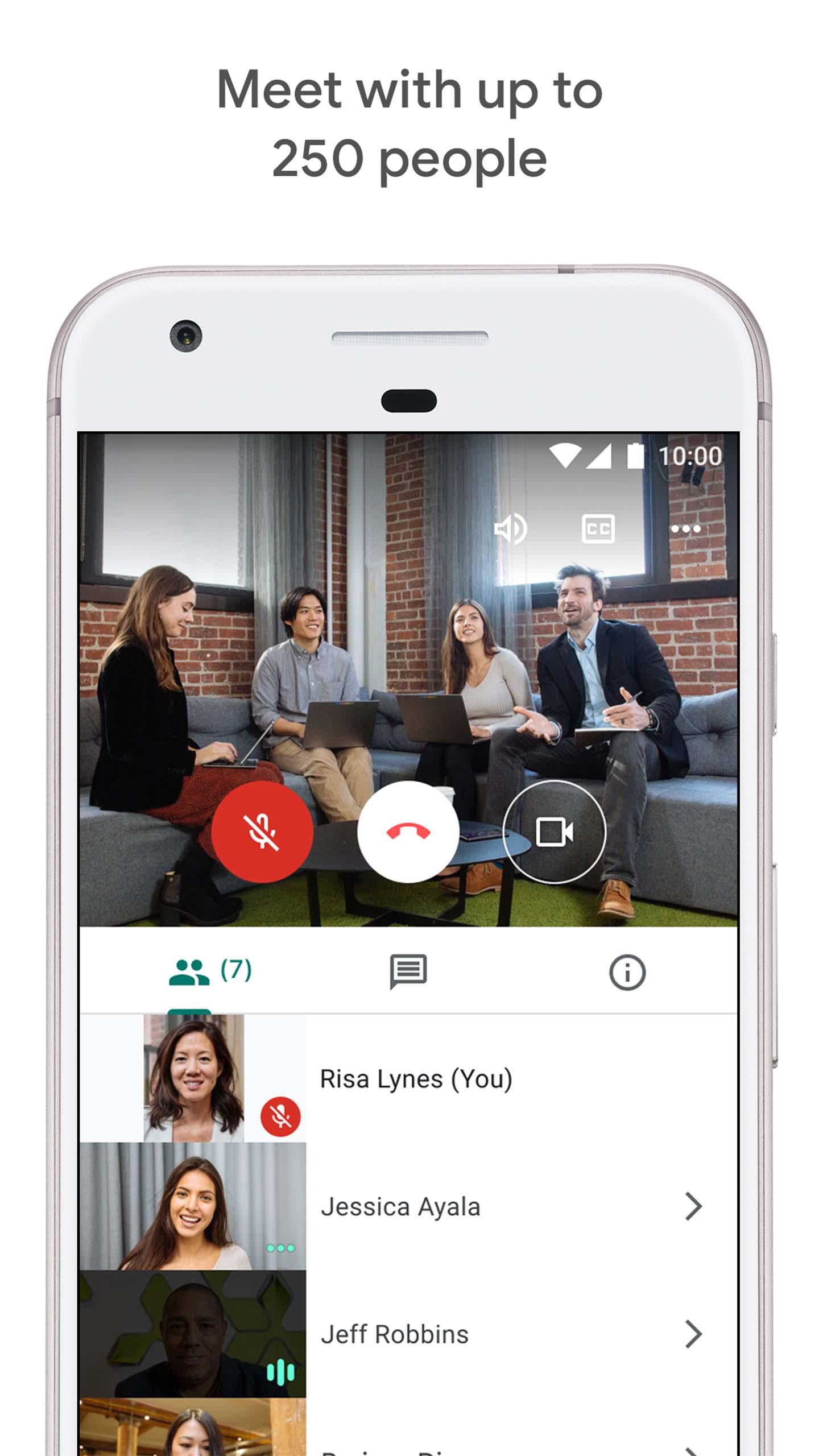 Google Meet - Secure Video Meetings 2020.10.04.338080646.Release Screenshot 3