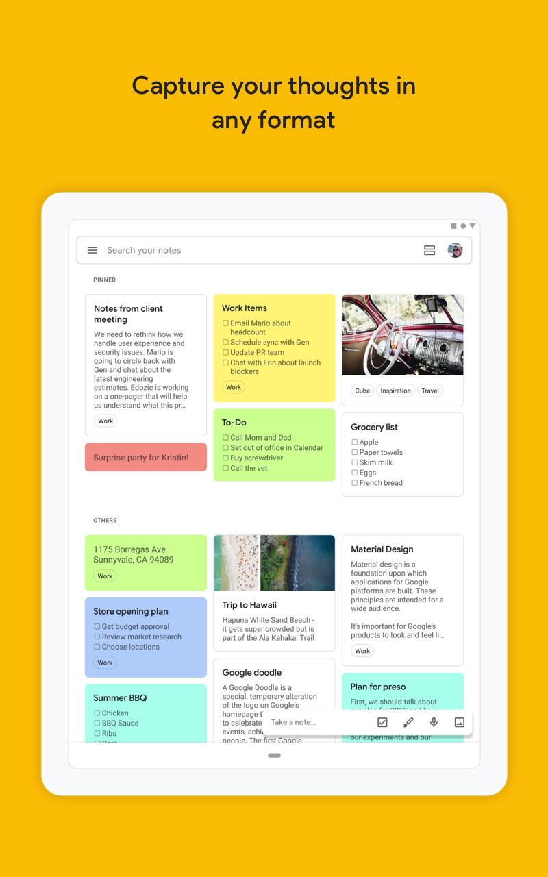 Google Keep - Notes and Lists 5.20.461.01.40 Screenshot 6