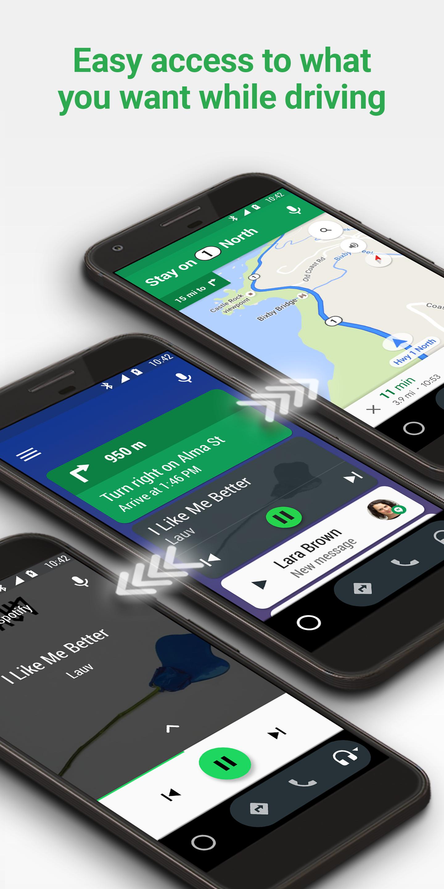 Android Auto Google Maps, Media & Messaging 6.4.611714-release Screenshot 5