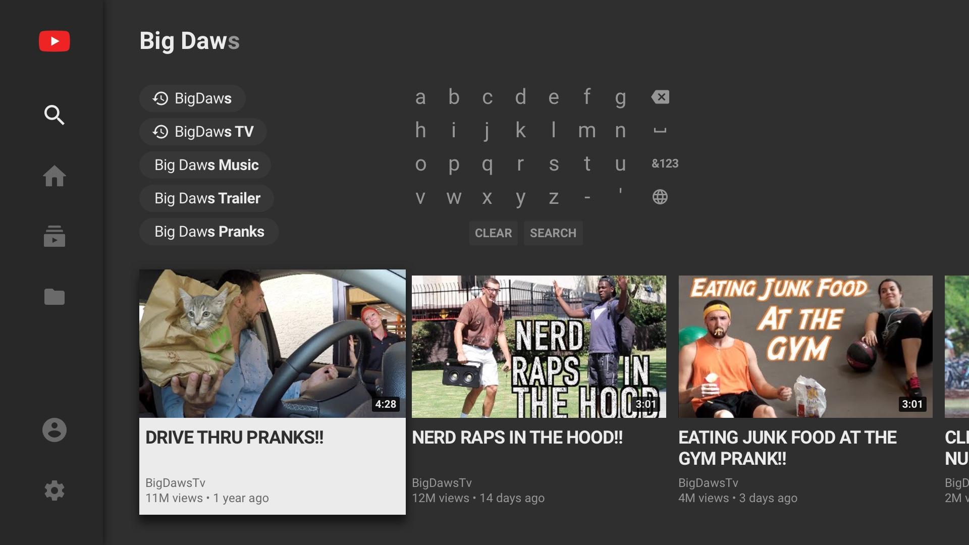 YouTube for Android TV 2.12.08 Screenshot 2
