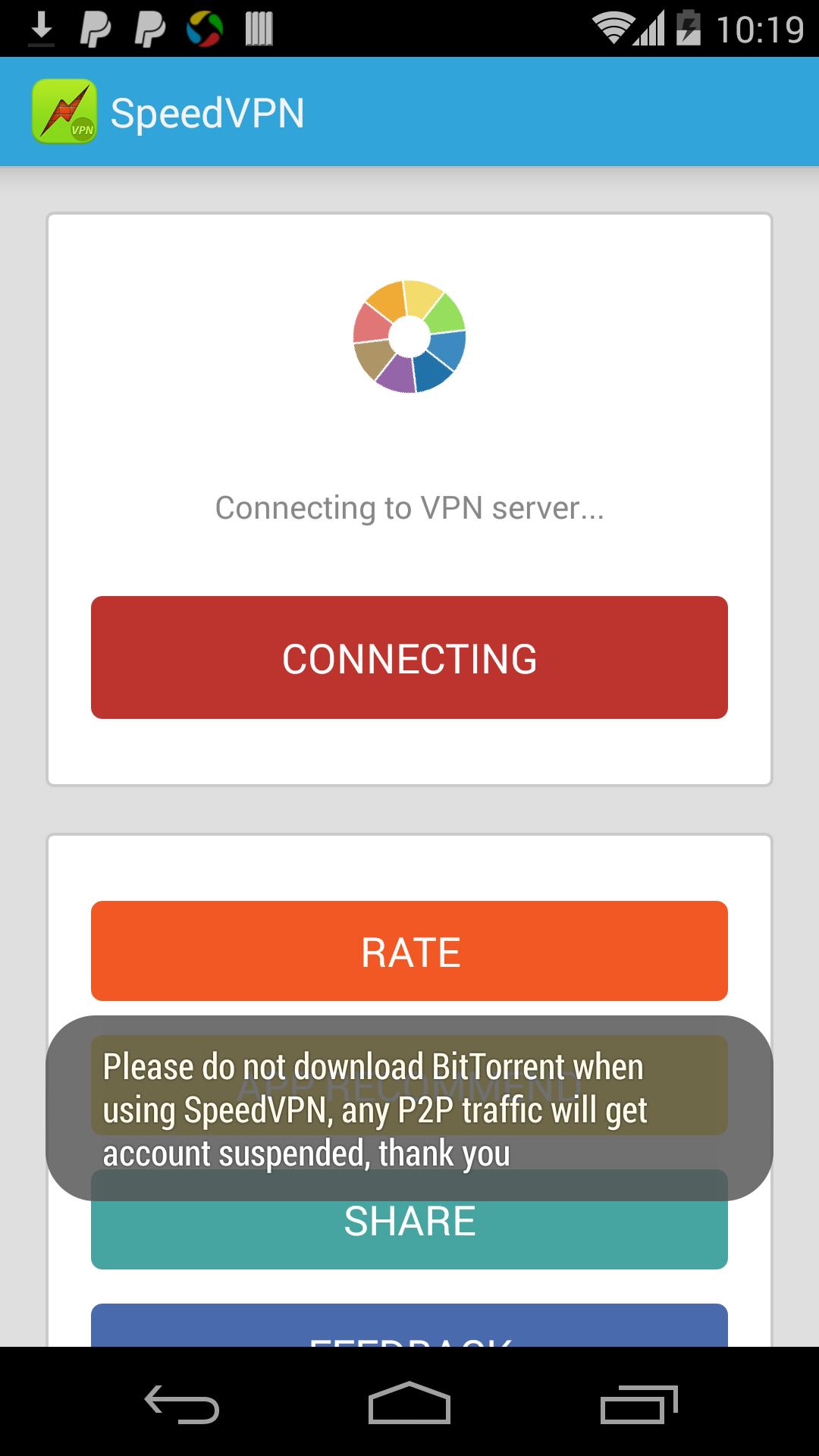 SpeedVPN Free VPN Proxy 1.6.0 Screenshot 4