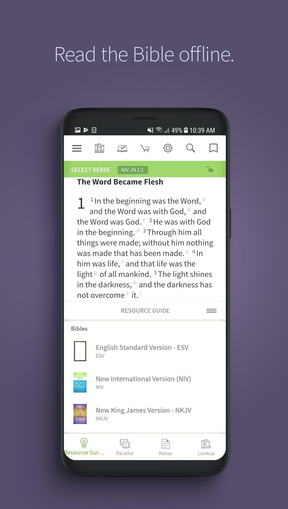 NIV Bible by Olive Tree - Offline, Free & No Ads 7.9.6.0.602 Screenshot 1