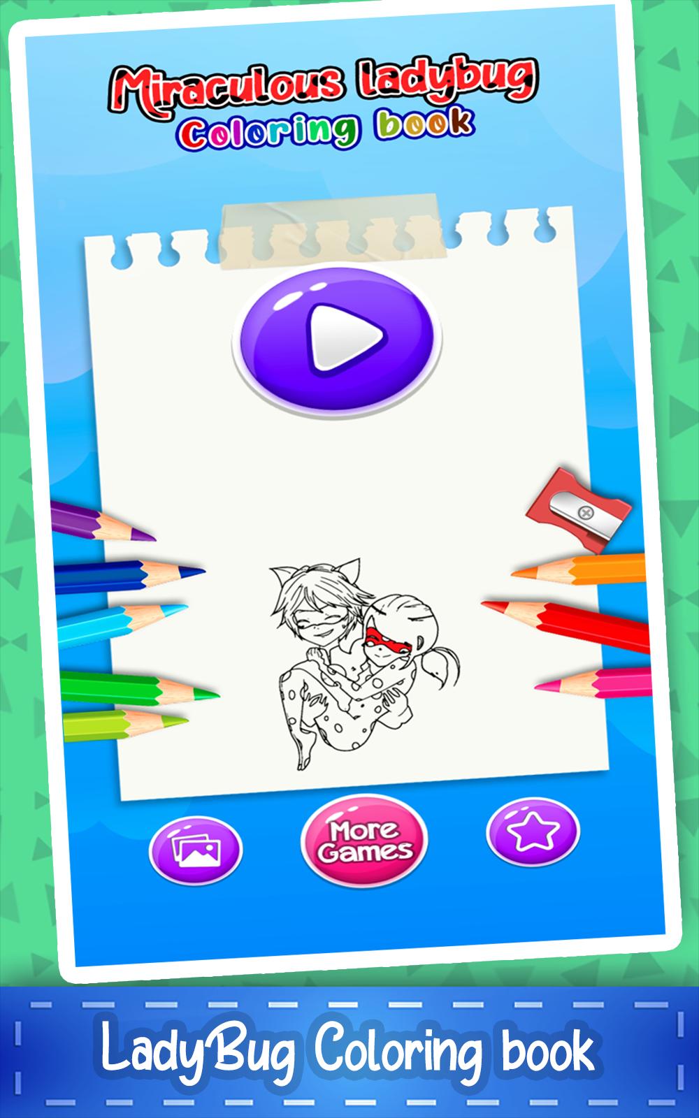 coloring lady bug & cat pages 1.0.0 Screenshot 13