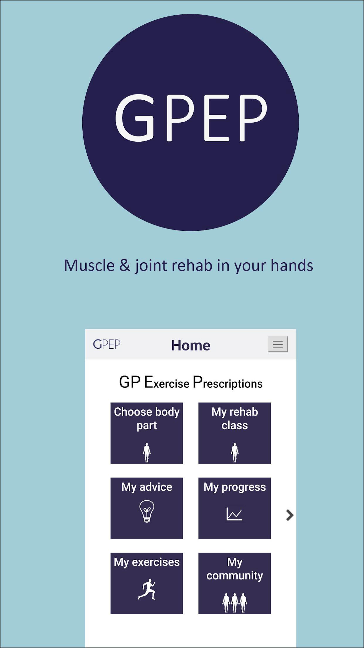 GPEP Physiotherapy Exercises 2.0 Screenshot 1