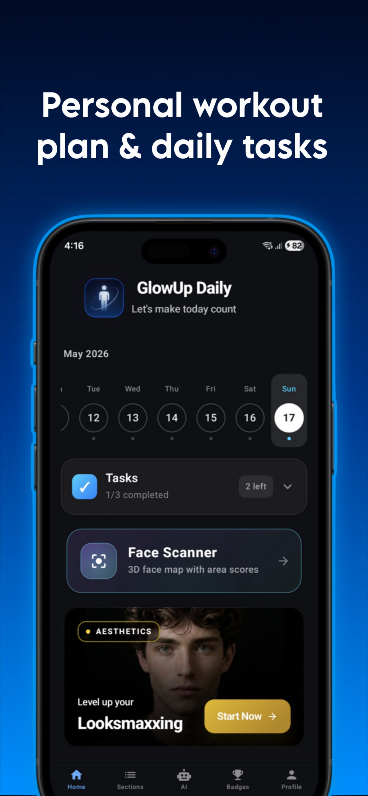 GlowUp Daily 1.1.7 Screenshot 6