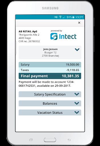 Intect Online Danish Payroll System 5.02.126 Screenshot 8