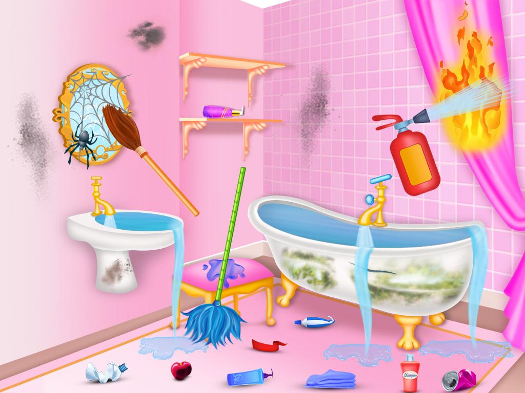 Princess house cleaning adventure - Repair & Fix 5.0 Screenshot 5
