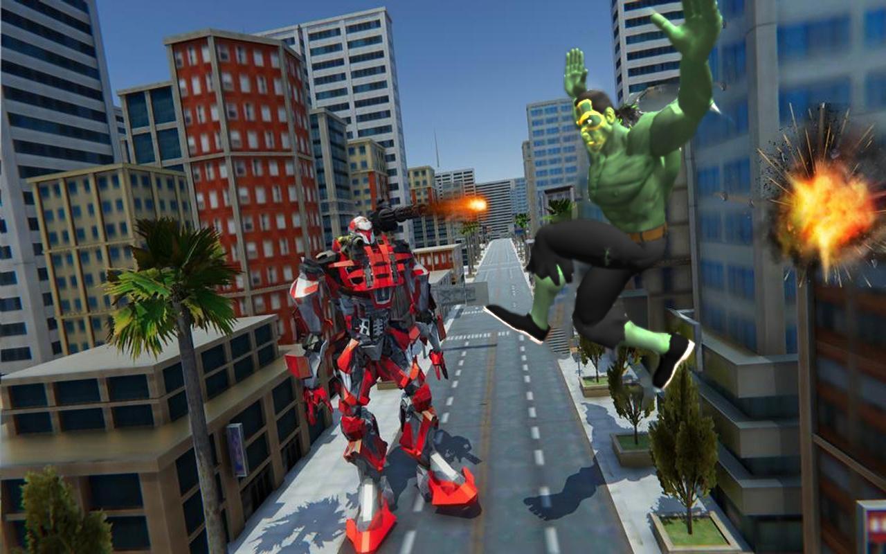 Incredible Monster VS Robot City Rescue Mission 1.8 Screenshot 2