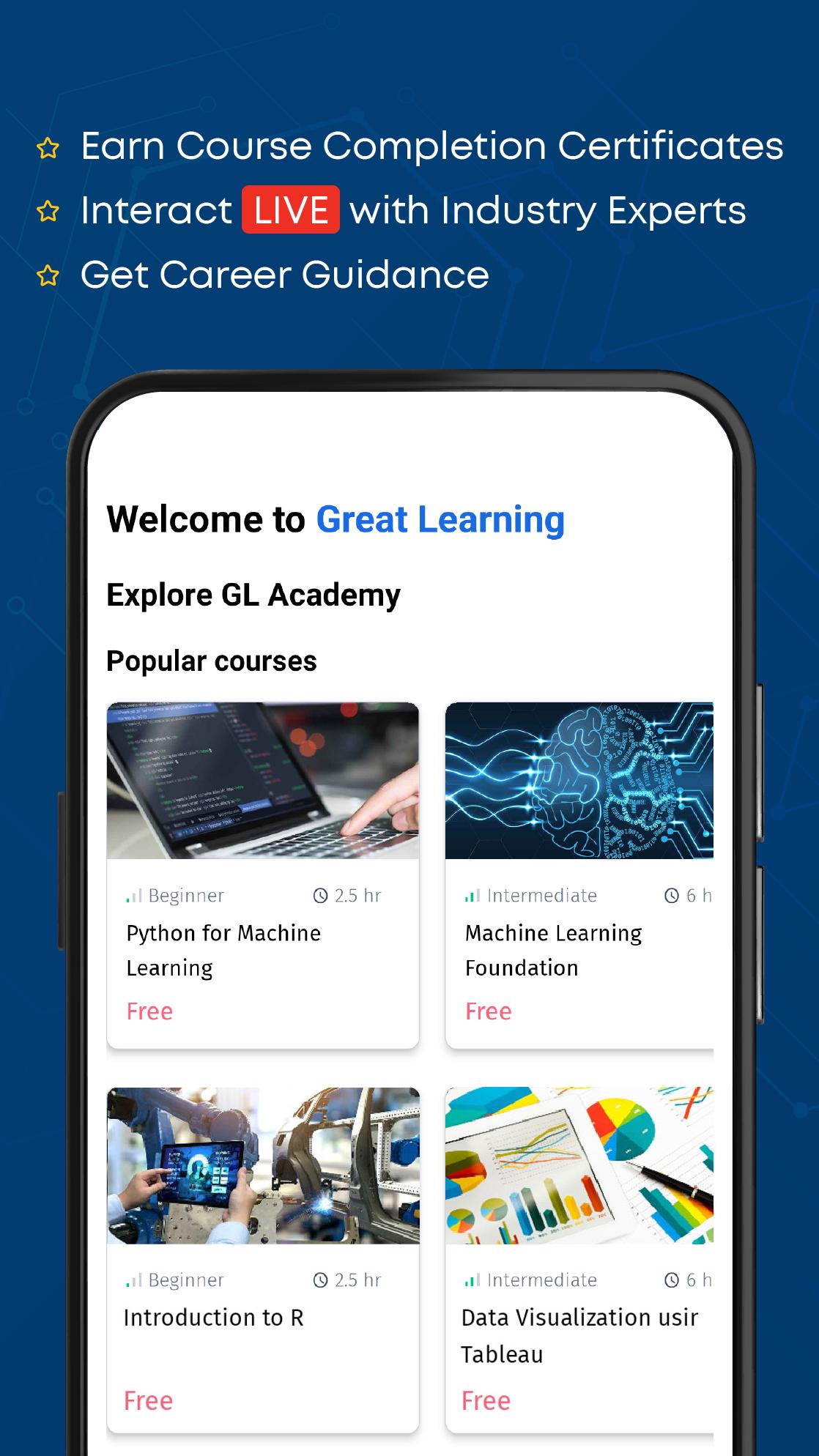 Great Learning Free Online Courses 4.6.5 Screenshot 1