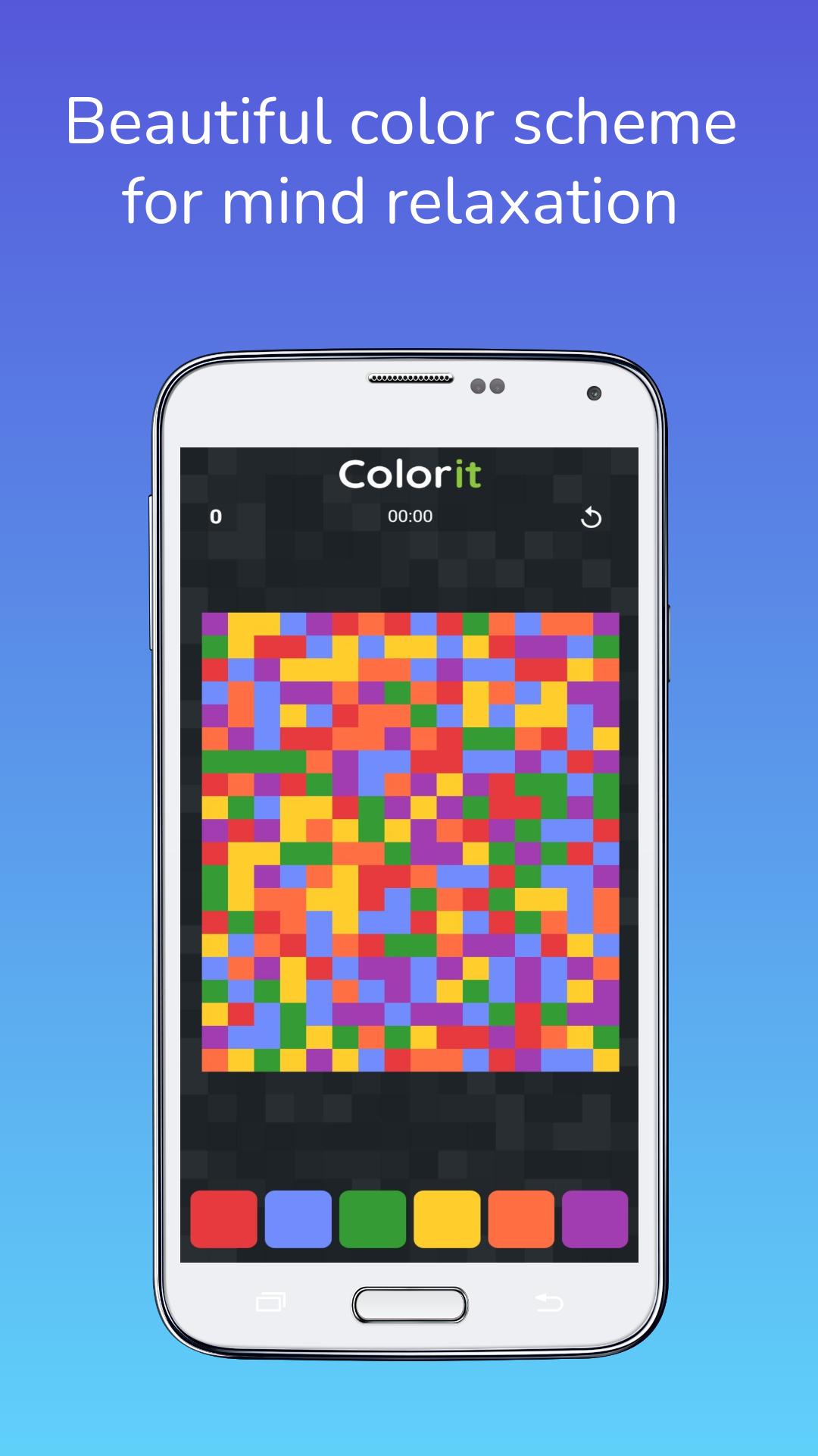 Colorit Best mind relaxing colors game offline 1.6 Screenshot 3