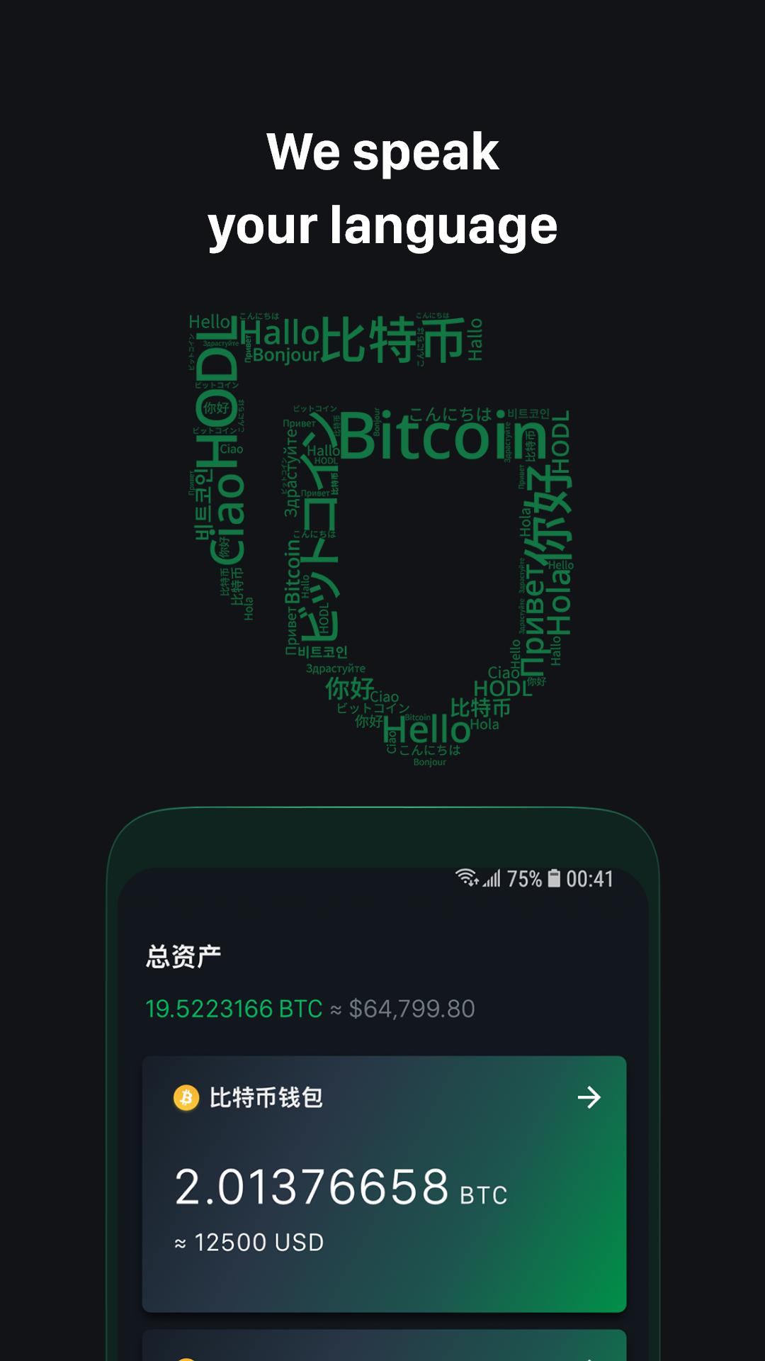 Green Bitcoin Wallet 3.4.8 Screenshot 3