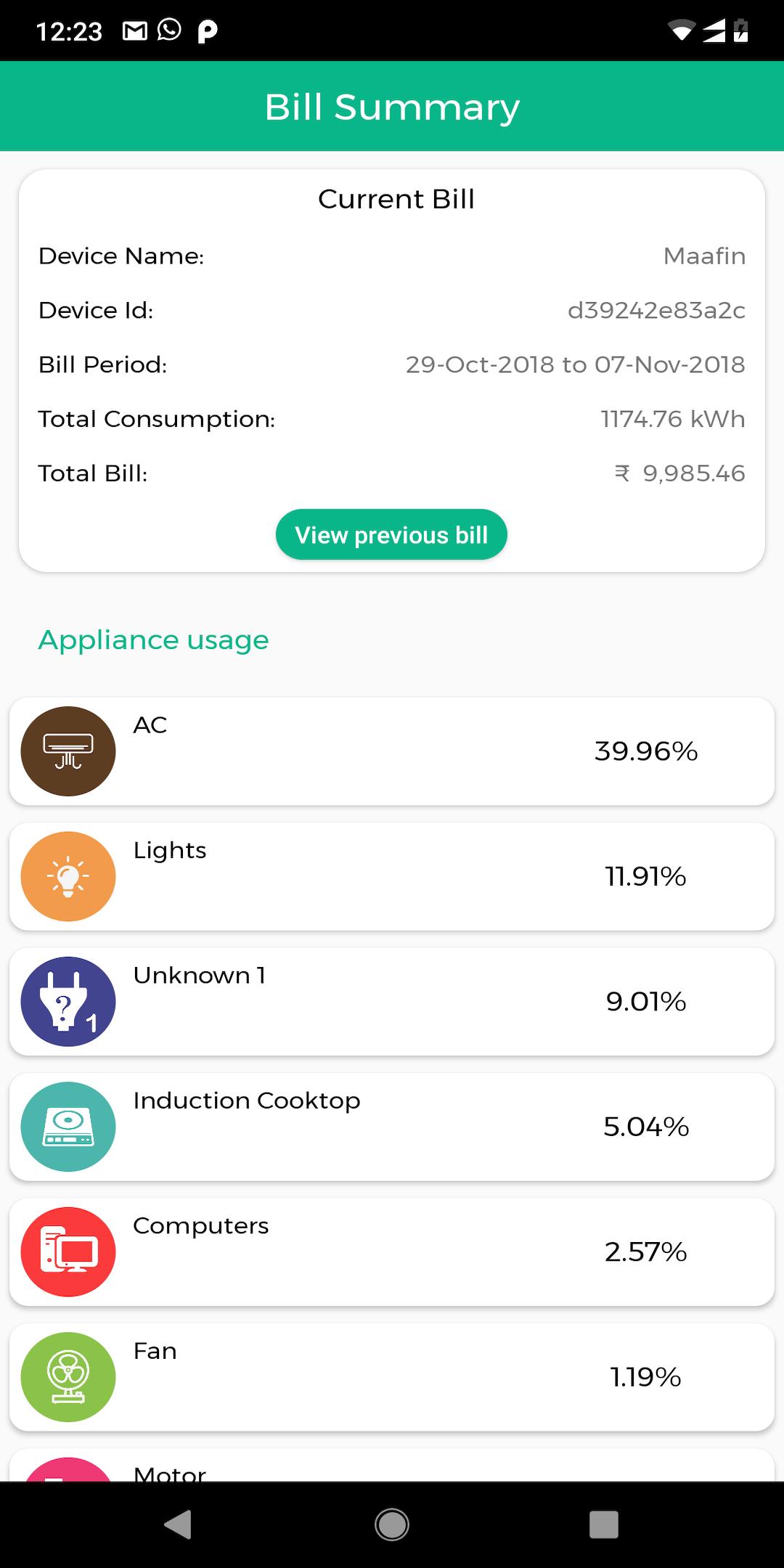 Greeniee Smart Energy Monitor 2.4.2 Screenshot 4