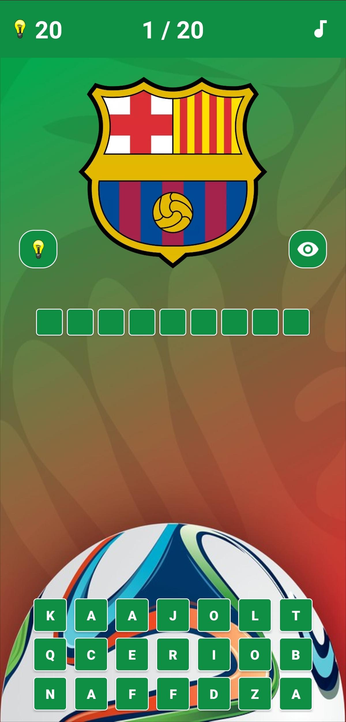 Soccer Logo Quiz 3 1.0.19 Screenshot 1
