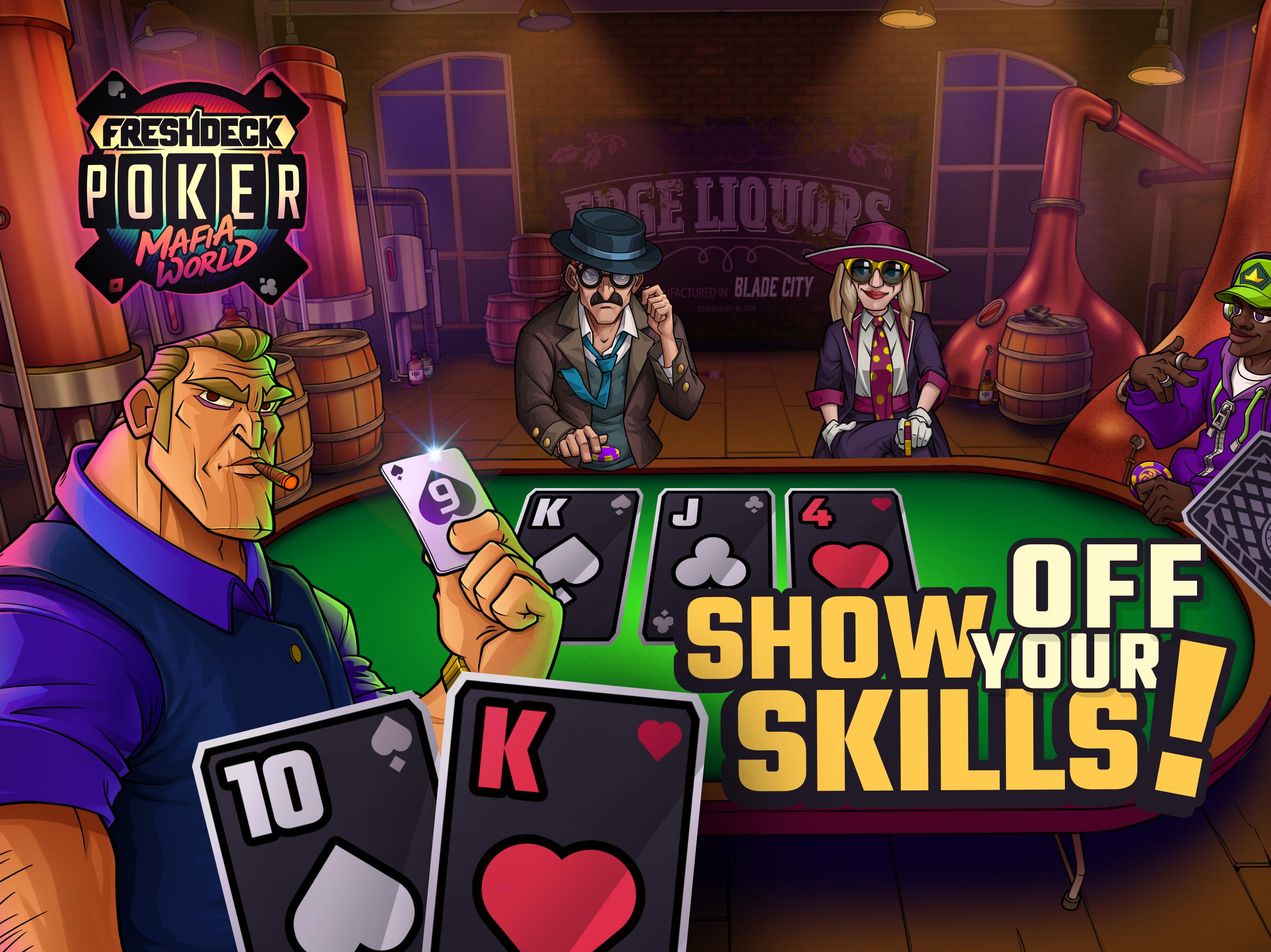Fresh Deck Poker - Mafia World & Texas Holdem Gang 3.3.2 Screenshot 13