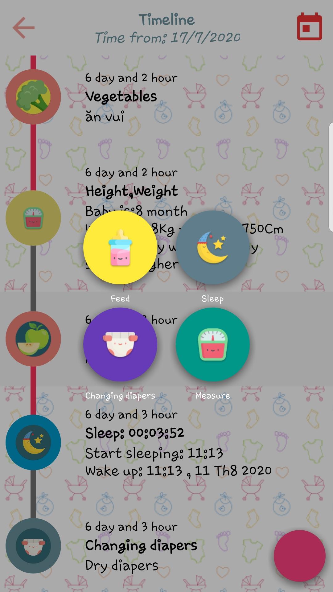 Baby Diary Feeding, Sleep and Healthy tracker 1.0 Screenshot 10