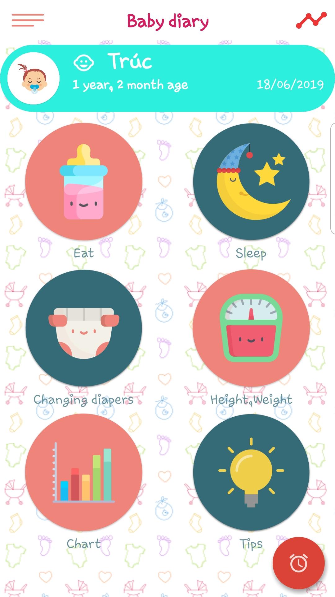Baby Diary Feeding, Sleep and Healthy tracker 1.0 Screenshot 8