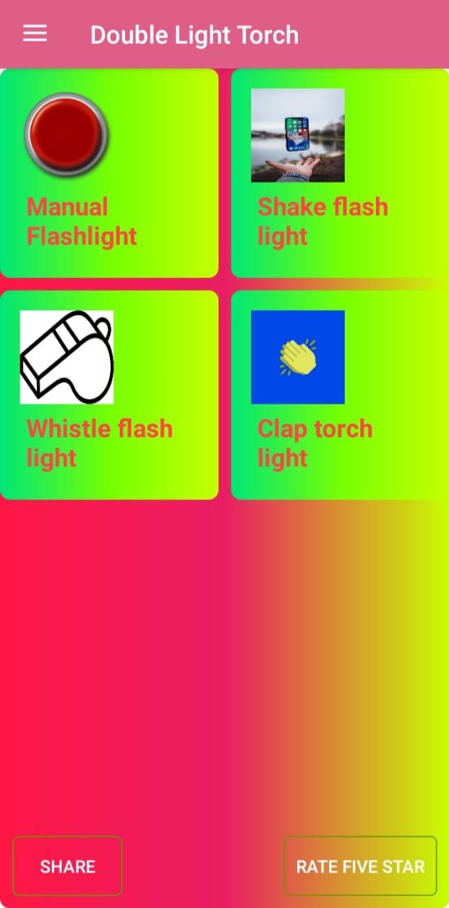 Shake Clap Whistle Torchlight Flashlight Lantern 11.12.1 Screenshot 1