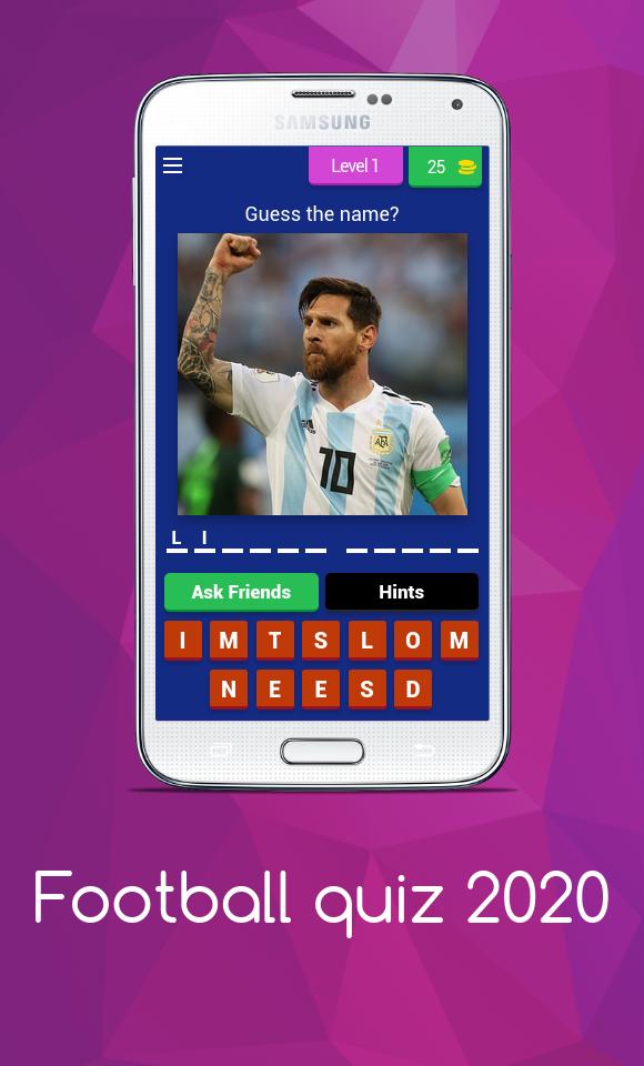 Guess the footballer 2021 - New Football Quiz 8.2.3z Screenshot 1