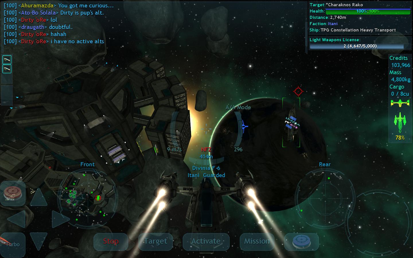 Vendetta Online (3D Space MMO) 1.8.582-minApi26 Screenshot 2