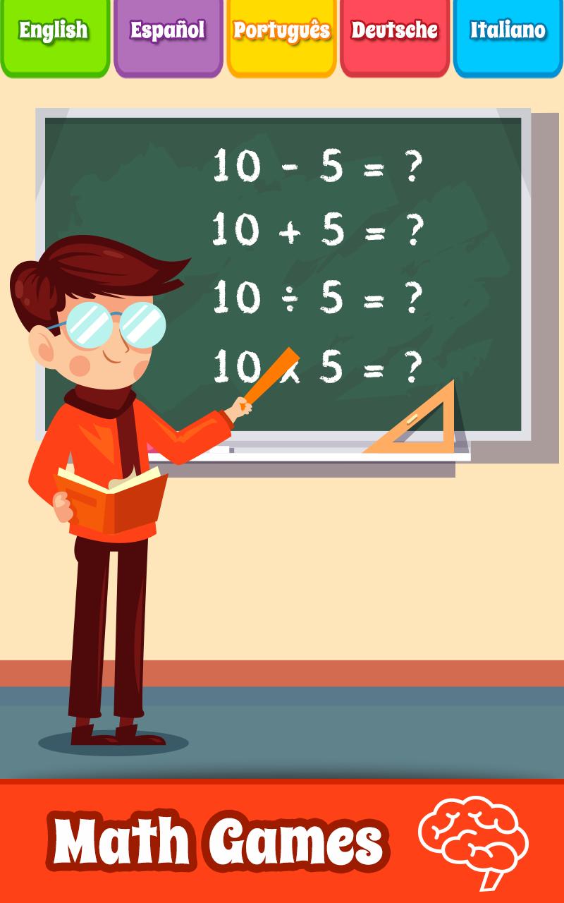 Math Games, Learn Add, Subtract, Multiply & Divide 9.1 Screenshot 1
