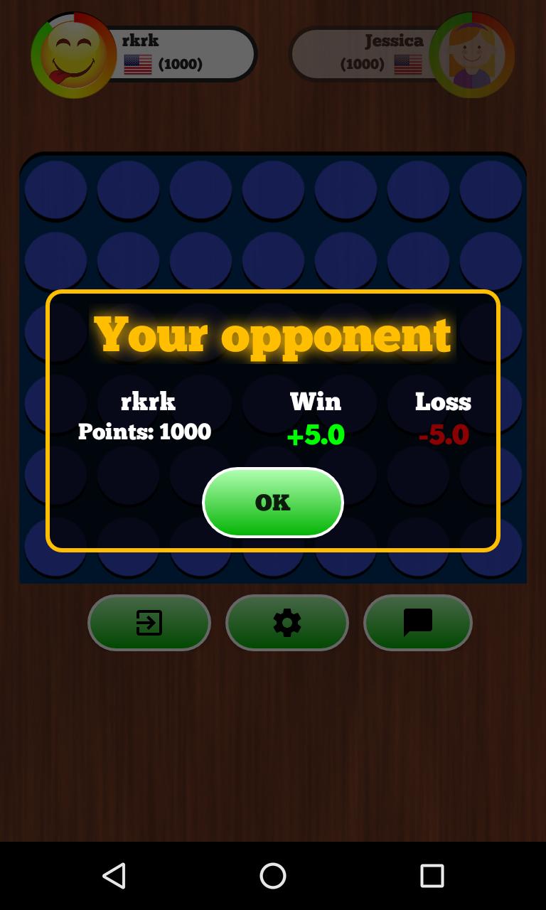 4 in a Row Online - Duel friends online! 129 Screenshot 3