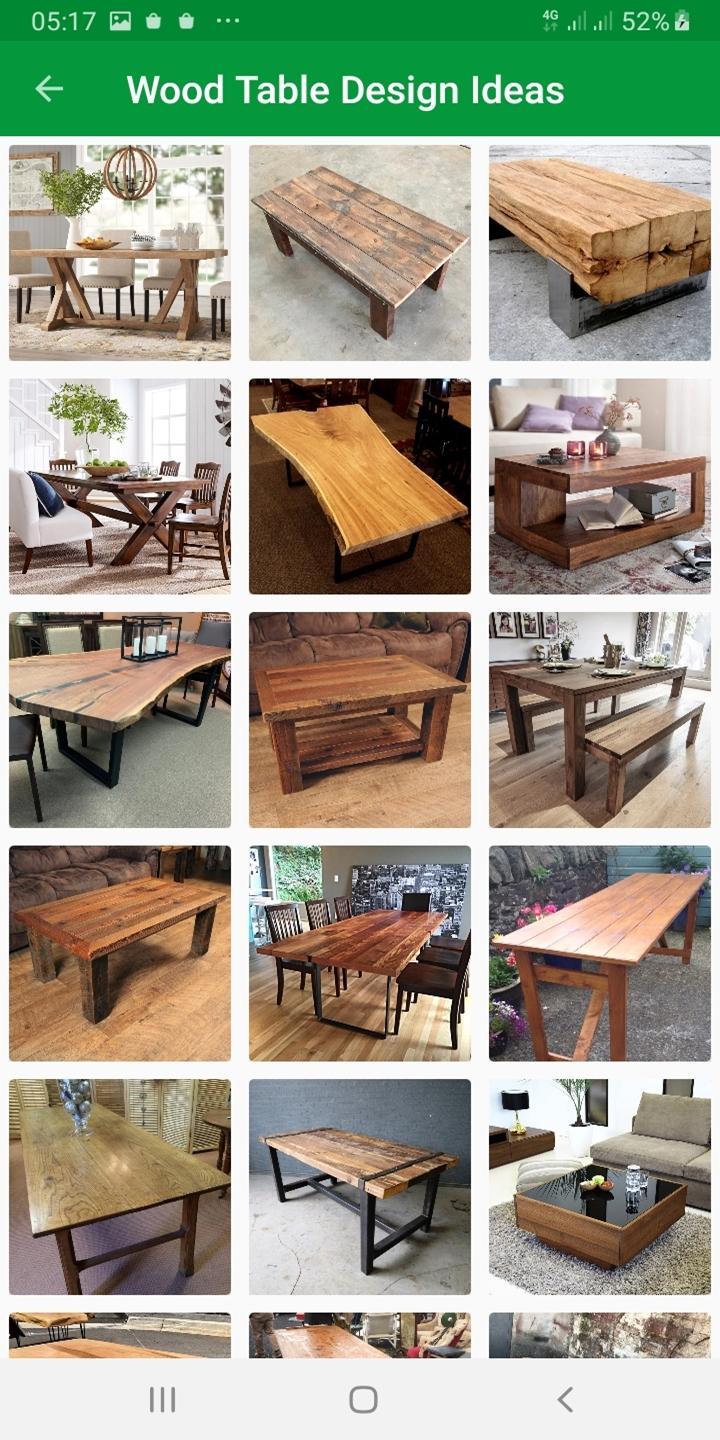 Wood Table Design Ideas (Complete Collection) 4.0.4 Screenshot 3