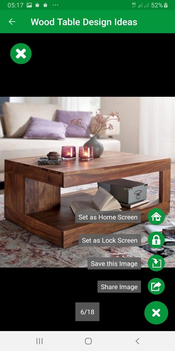 Wood Table Design Ideas (Complete Collection) 4.0.4 Screenshot 5