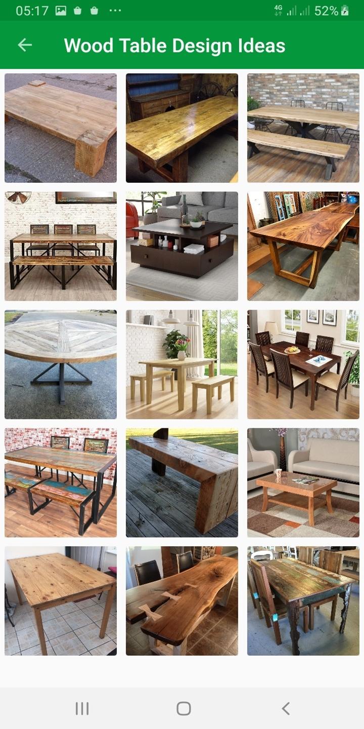 Wood Table Design Ideas (Complete Collection) 4.0.4 Screenshot 6