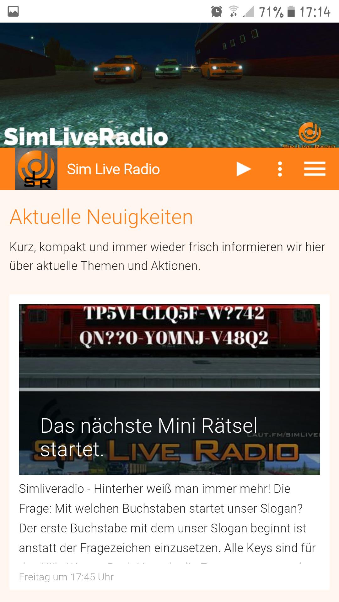 Sim Live Radio 6.515 Screenshot 1