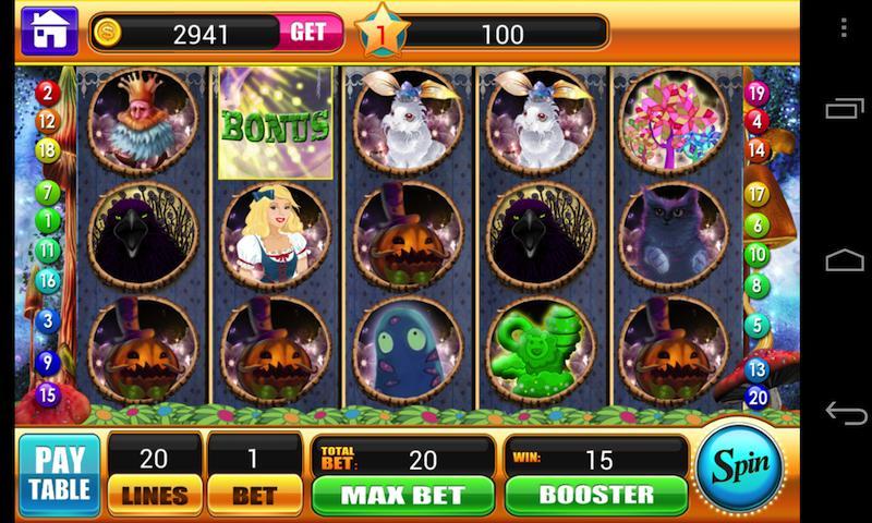 Alice in Magic World Slots-Vegas Slot Machine Game 1.3.1 Screenshot 1