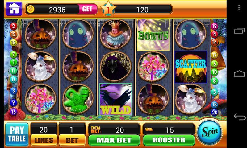 Alice in Magic World Slots-Vegas Slot Machine Game 1.3.1 Screenshot 3