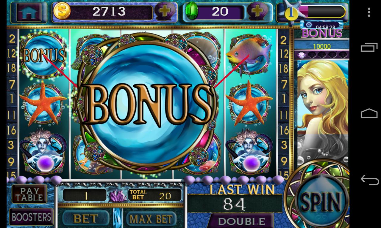 Slot - Mermaid's Pearl - Free Slot Machines Games 1.6.2 Screenshot 14