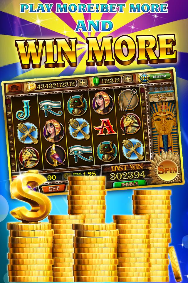 Slot - Pharaoh's Treasure - Free Vegas Casino Slot 1.6.0 Screenshot 1