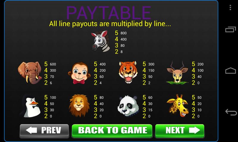 Zoo Slots - Slot Machine - Free Vegas Casino Games 1.3.3 Screenshot 2