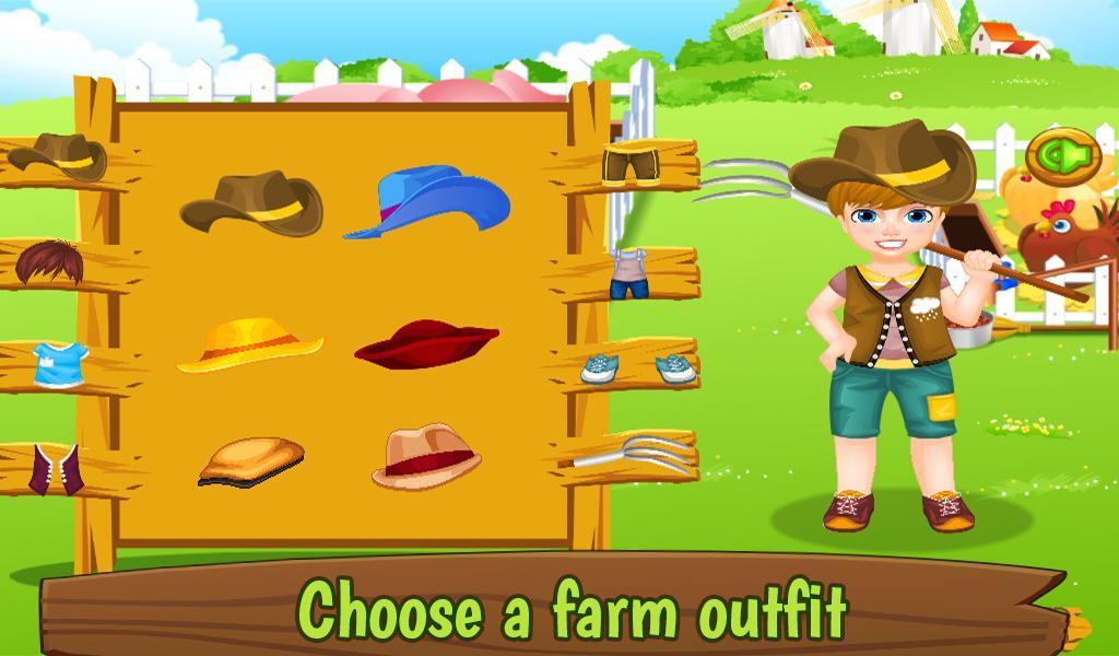Farm Animal Caring - Dress Up Farmer 1.0.0 Screenshot 3