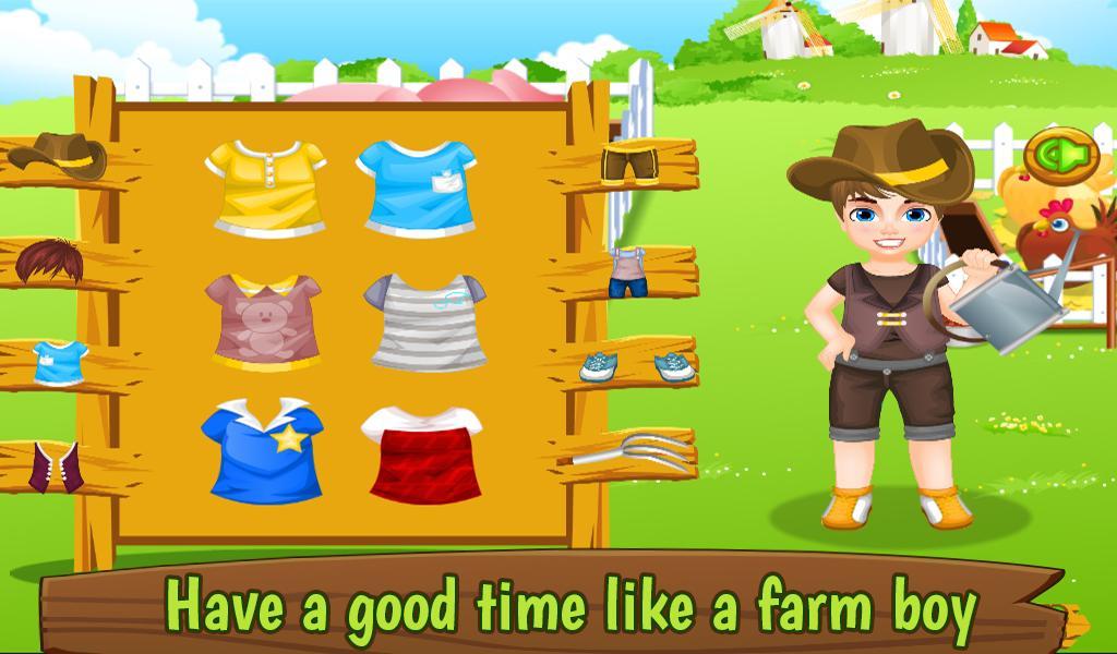 Farm Animal Caring - Dress Up Farmer 1.0.0 Screenshot 4