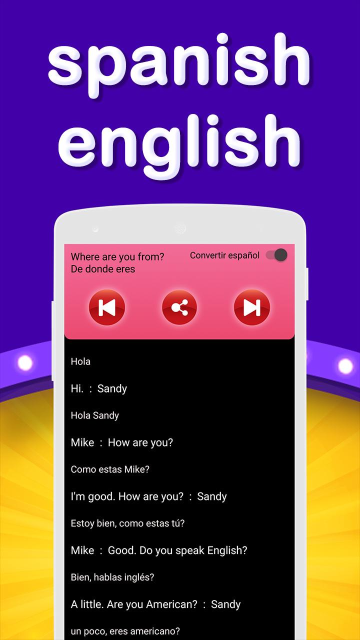 English to Spanish Translator & Learn Spanish free 6.24 Screenshot 4