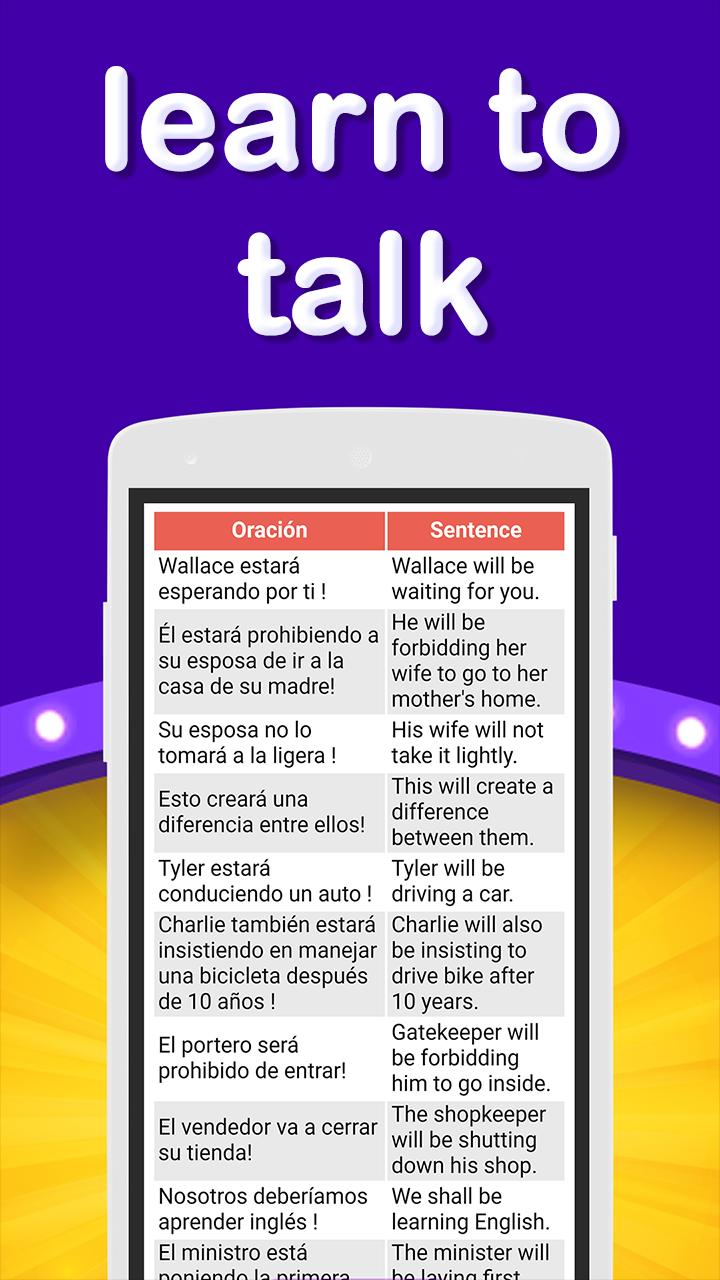 English to Spanish Translator & Learn Spanish free 6.24 Screenshot 8