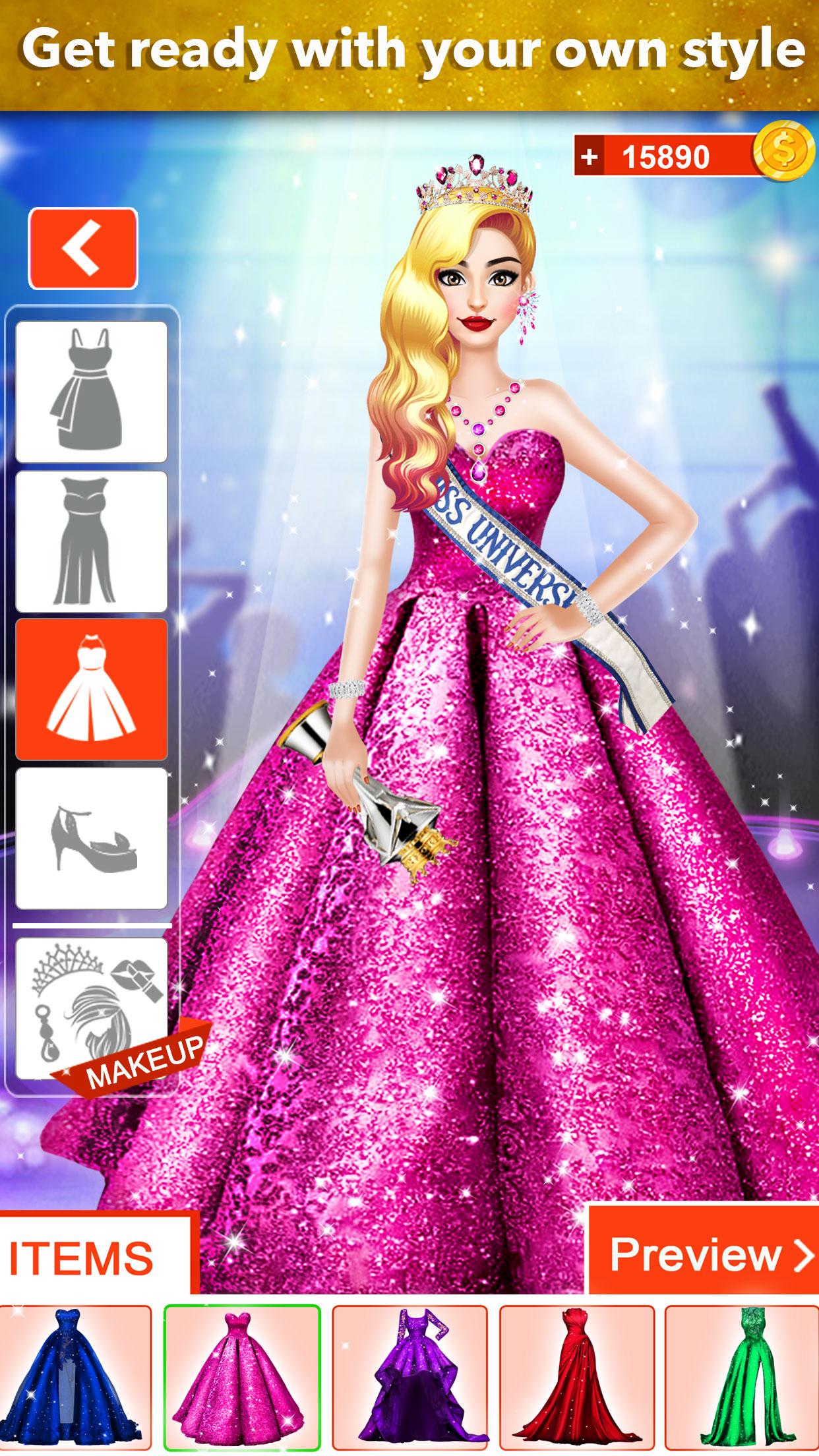 Fashion Girls Makeover Stylist - Dress up Games 0.2 Screenshot 3