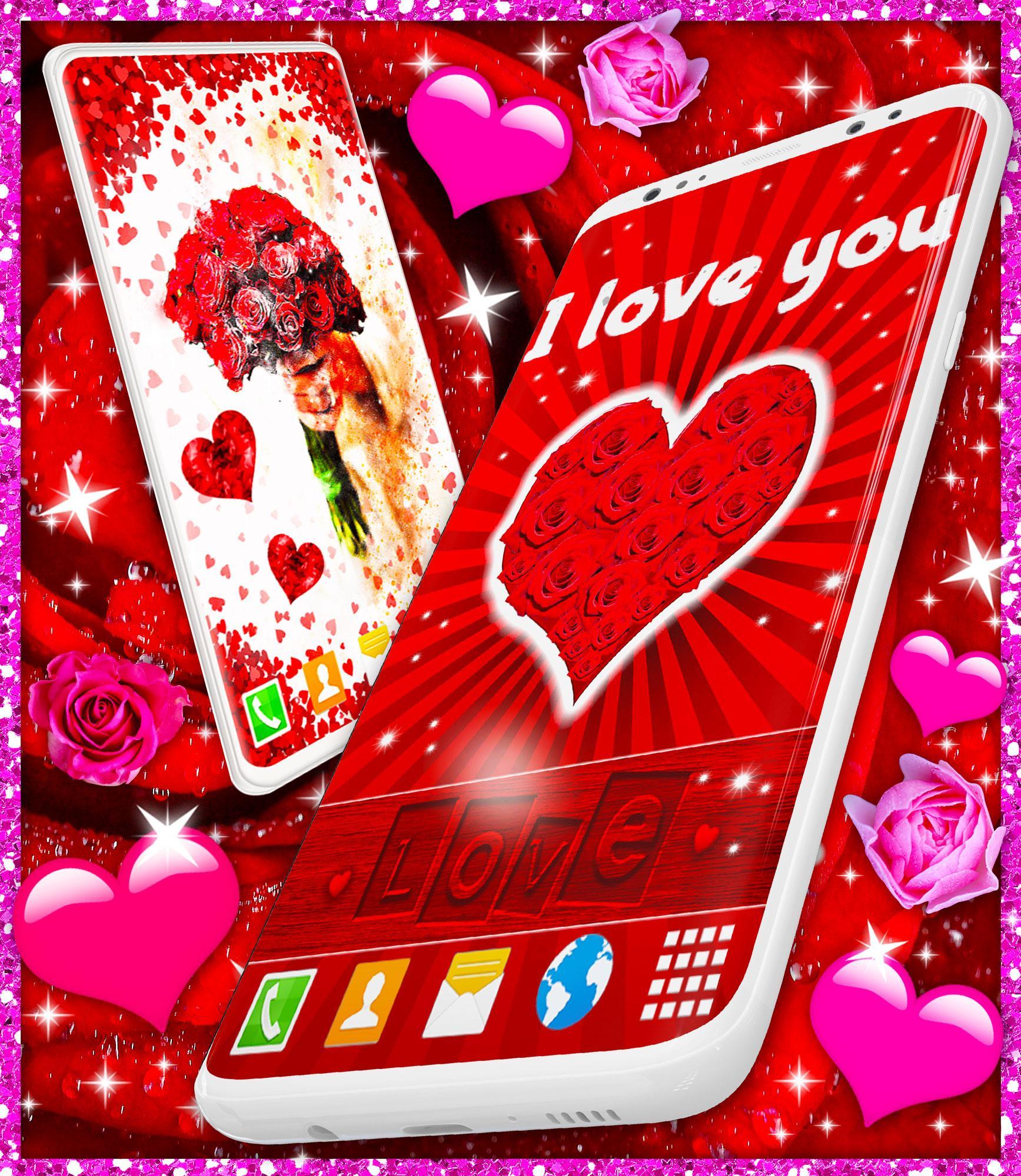 Love Live Wallpapers ❤️ 3D Hearts 4K Wallpapers 6.7.10 Screenshot 8