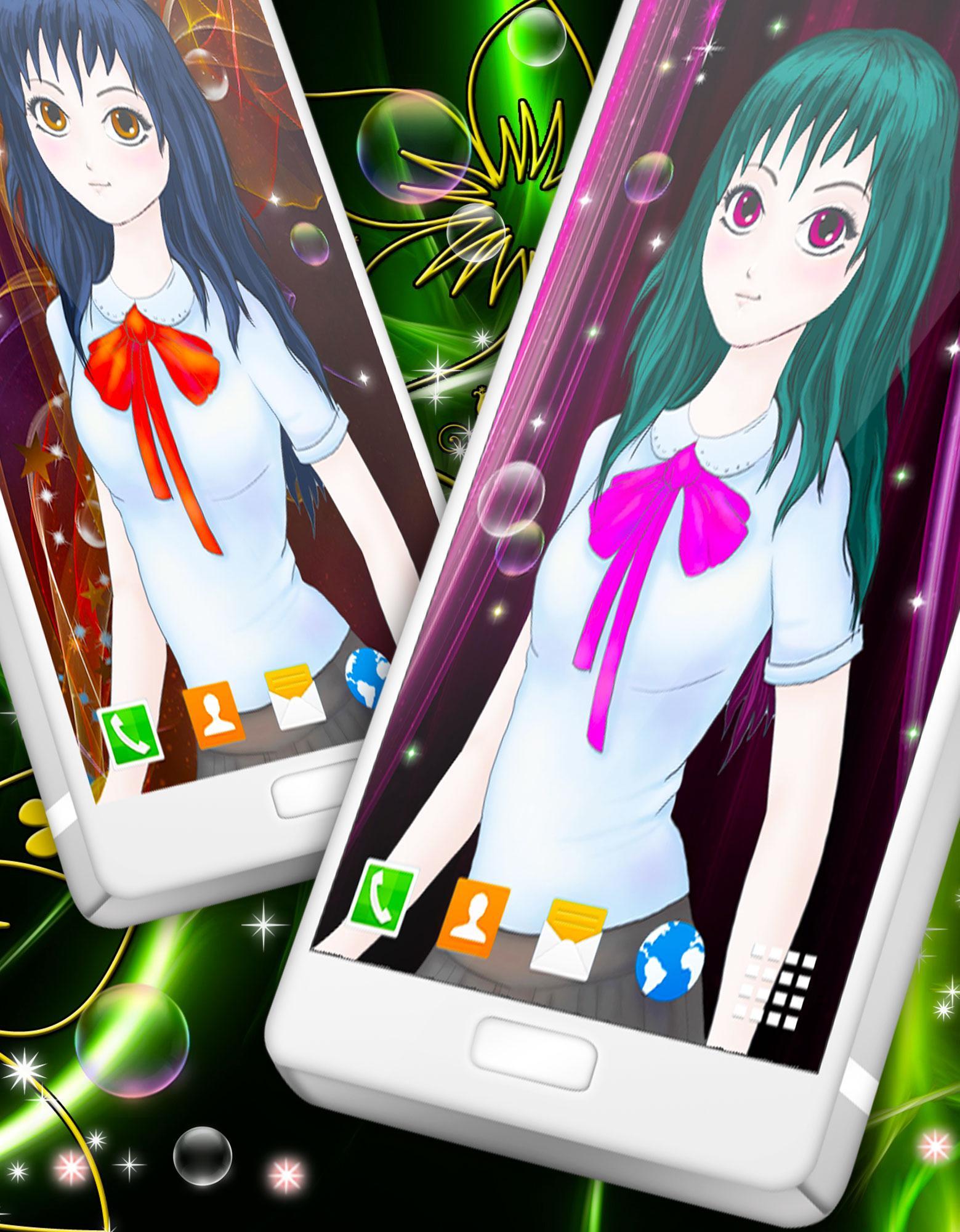 Anime Free Live Wallpaper ❤️ Girls Anime Wallpaper 6.7.10 Screenshot 5