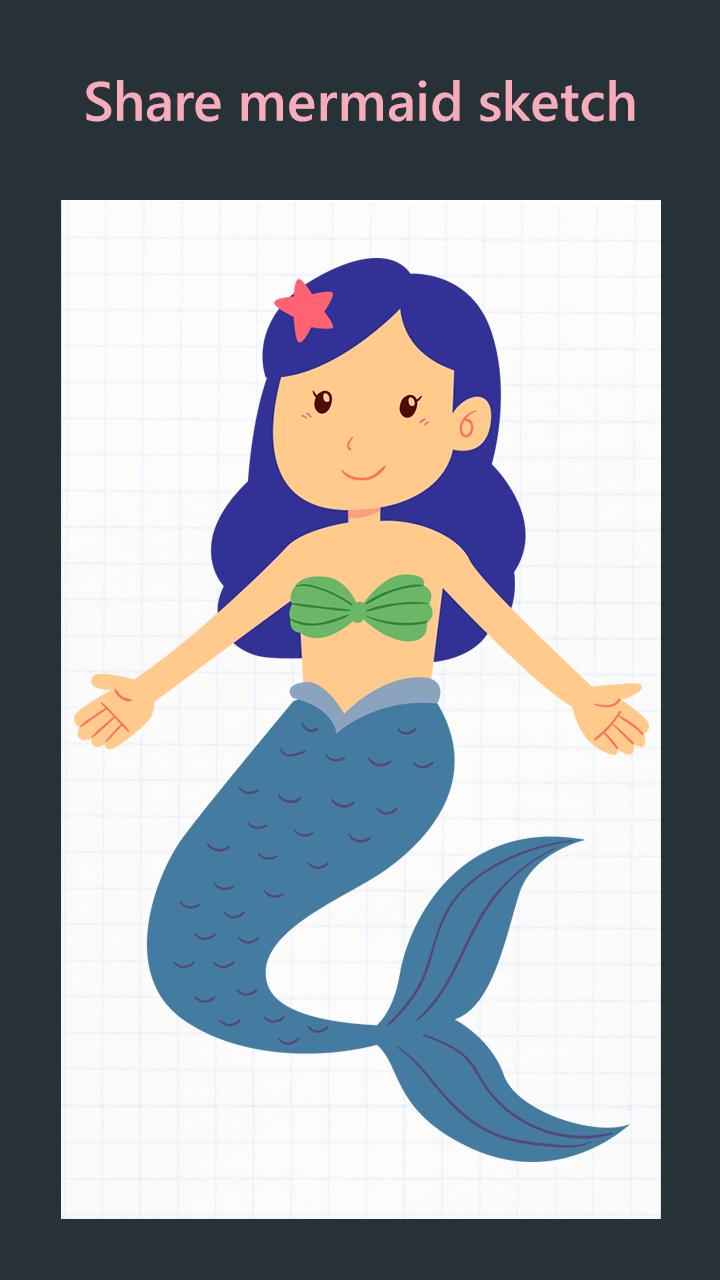 Mermaids Draw Step by Step 1.0 Screenshot 8