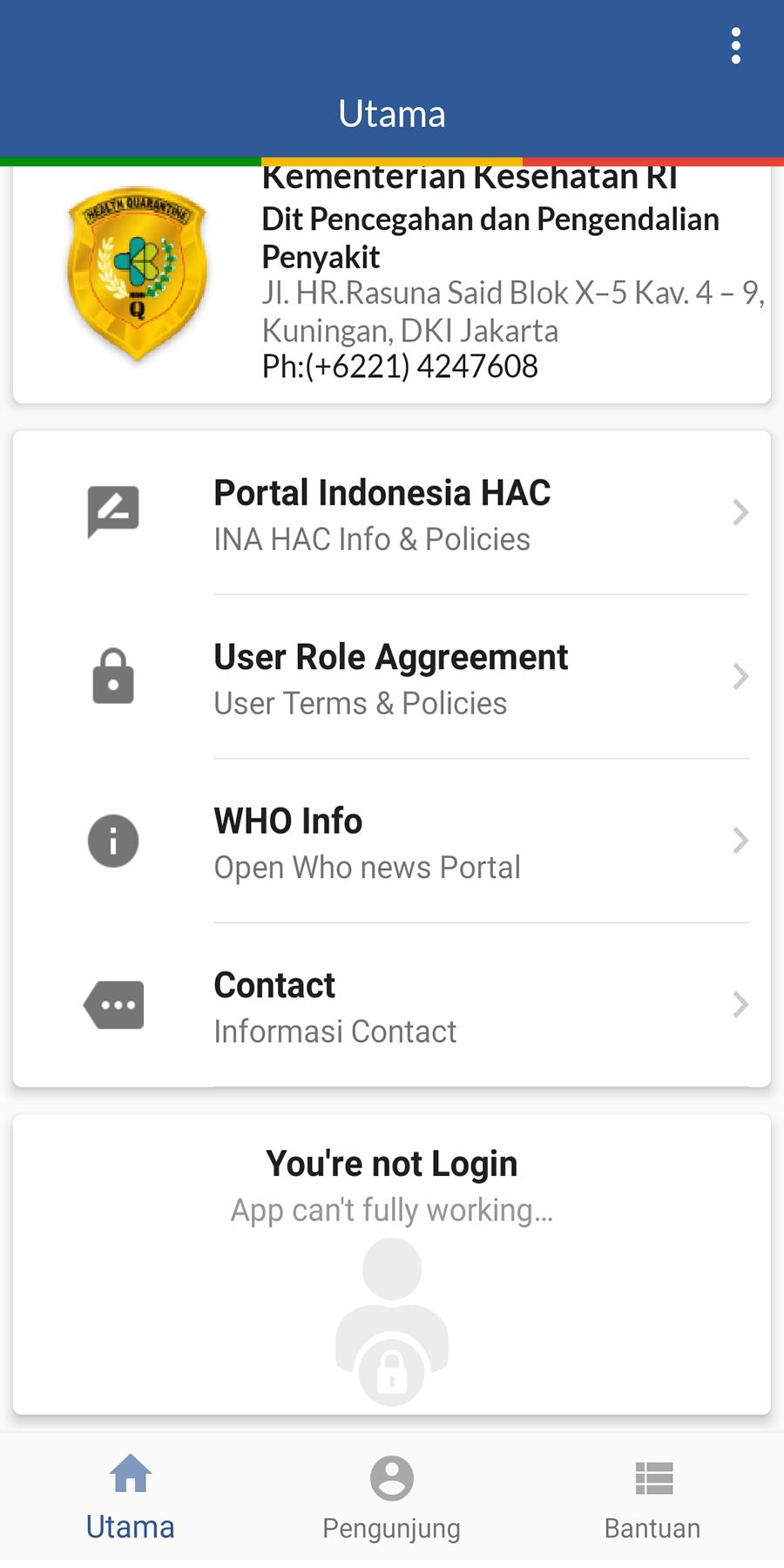 eHAC Indonesia 3.9 Screenshot 2