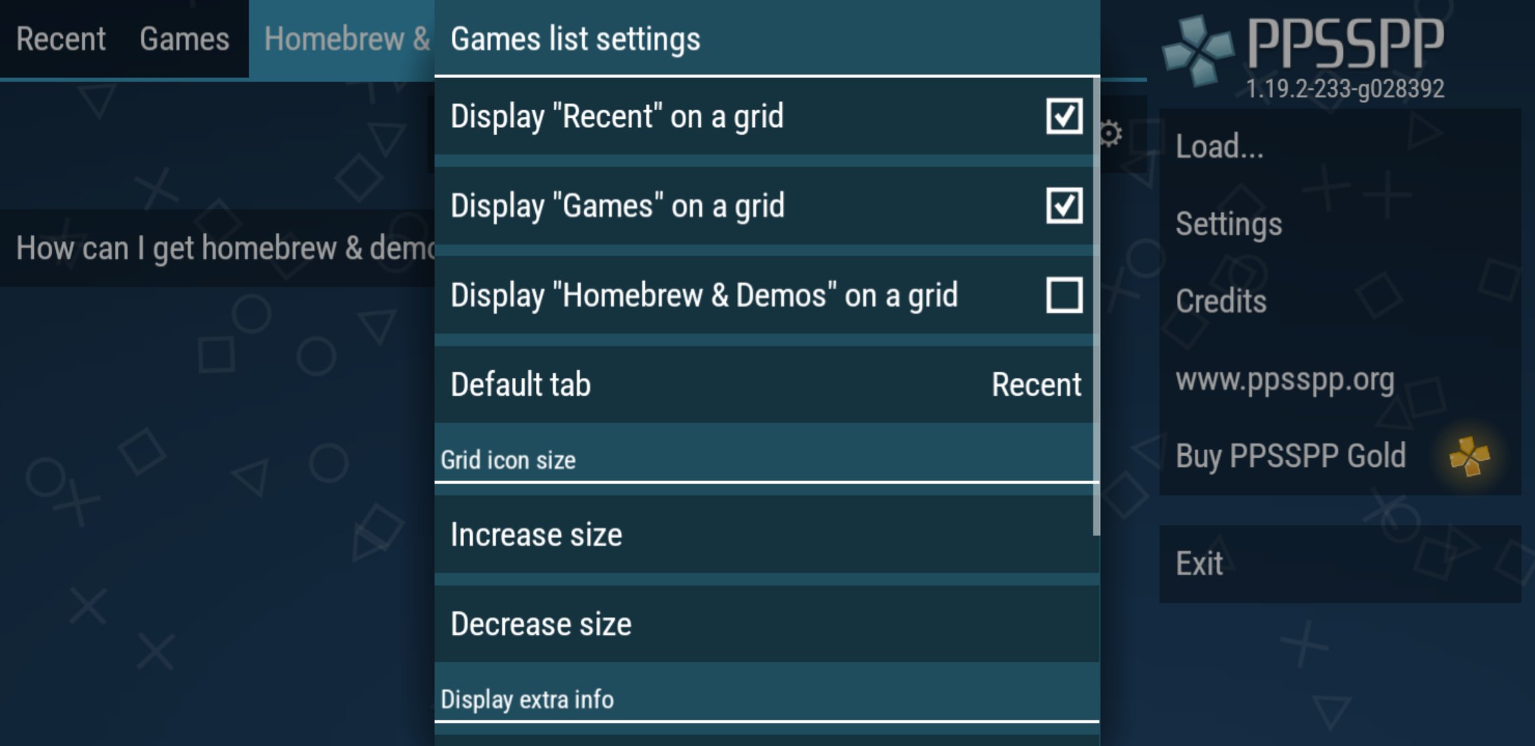 PPSSPP v1.20.4 Screenshot 5